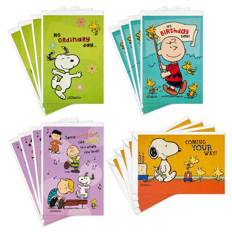 hallmark Peanuts Birthday Blessings Religious Boxed Birthday Cards Assortment Pack of 12