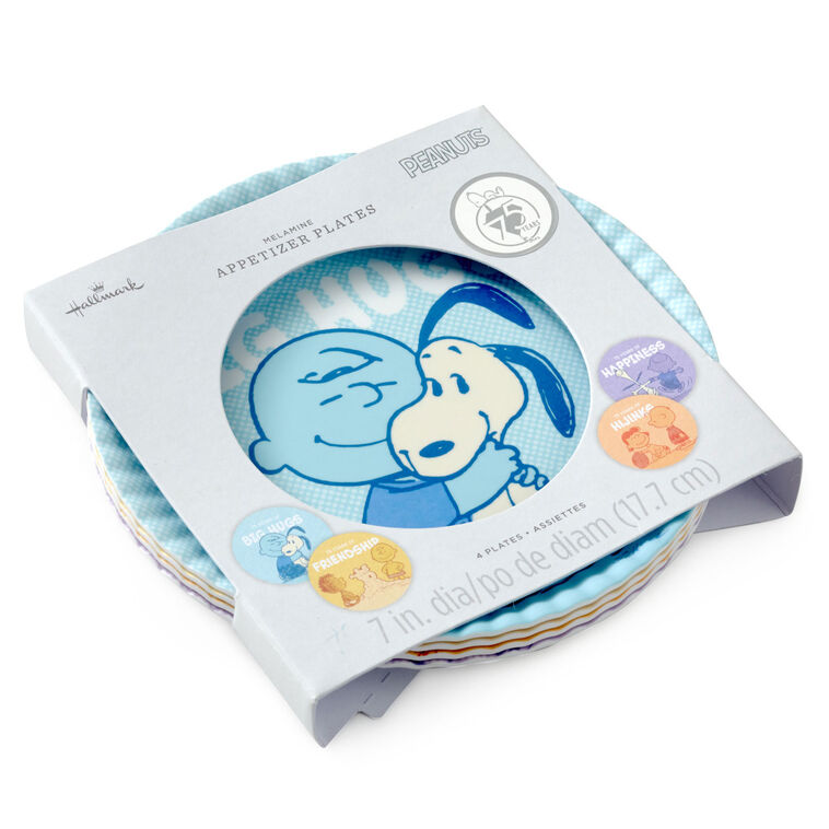Hallmark Peanuts® 75th Anniversary Appetizer Plate Set