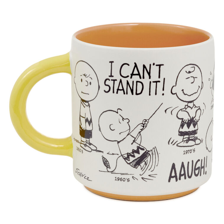 Hallmark Peanuts® 75th Anniversary Charlie Brown Through The Decades Mug 17.5 Oz