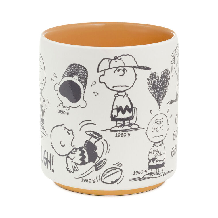 Hallmark Peanuts® 75th Anniversary Charlie Brown Through The Decades Mug 17.5 Oz