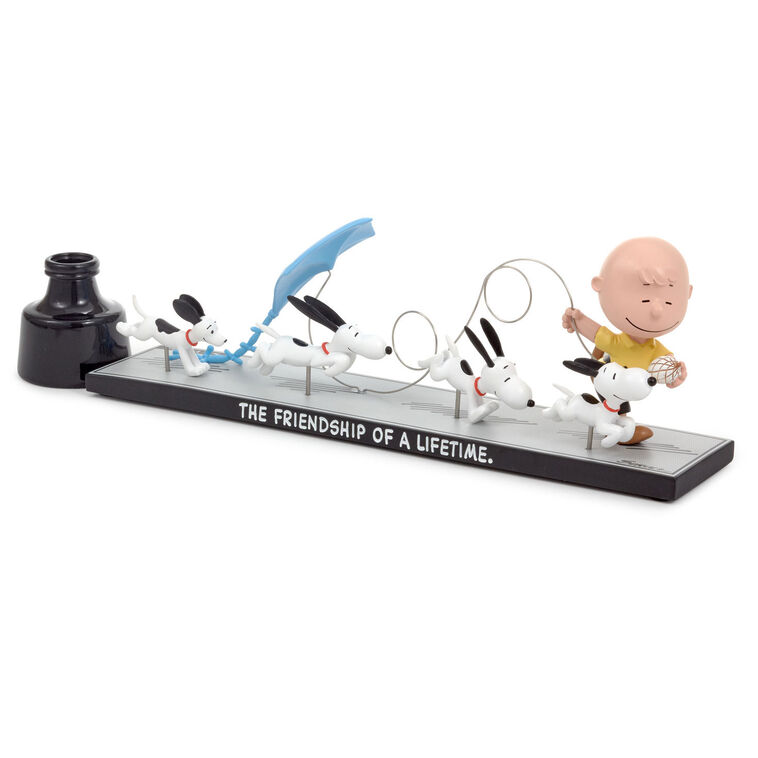 hallmark Peanuts® 75th Anniversary Friendship of a Lifetime Limited Edition Charlie Brown and Snoopy Figurine 4.25"