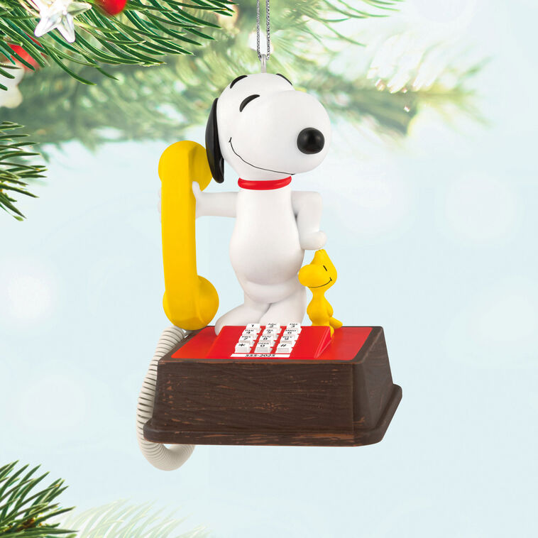 Hallmark Peanuts® 75th Anniversary Hello Snoopy Ornament With Sound