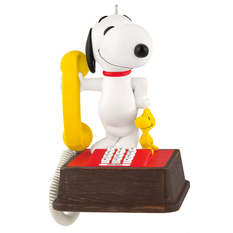 hallmark Peanuts® 75th Anniversary Hello Snoopy Ornament With Sound