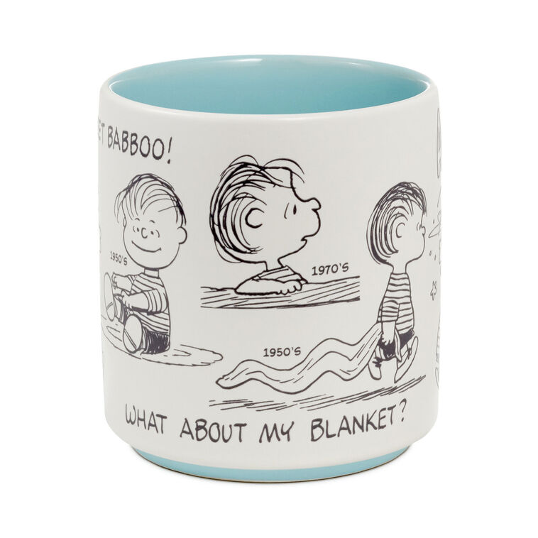 Hallmark Peanuts® 75th Anniversary Linus Through The Decades Mug 17.5 Oz