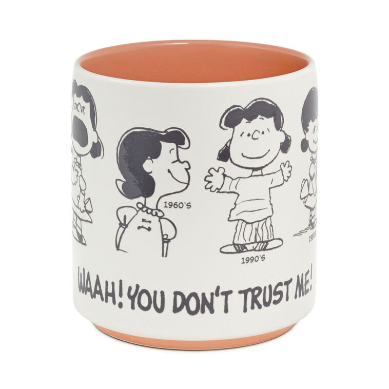 Hallmark Peanuts® 75th Anniversary Lucy Through The Decades Mug 17.5 Oz