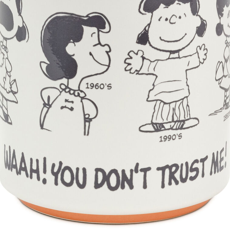 Hallmark Peanuts® 75th Anniversary Lucy Through The Decades Mug 17.5 Oz