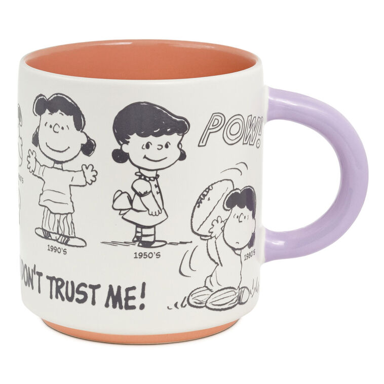 hallmark Peanuts® 75th Anniversary Lucy Through the Decades Mug 17.5 oz