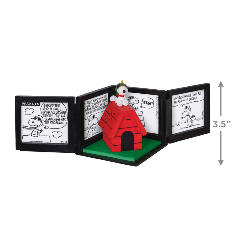Hallmark Peanuts® 75th Anniversary Snoopy As The Flying Ace Musical Ornament