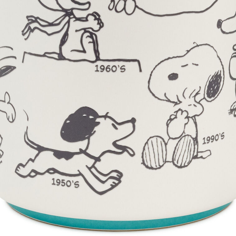 Hallmark Peanuts® 75th Anniversary Snoopy Through The Decades Mug 17.5 Oz