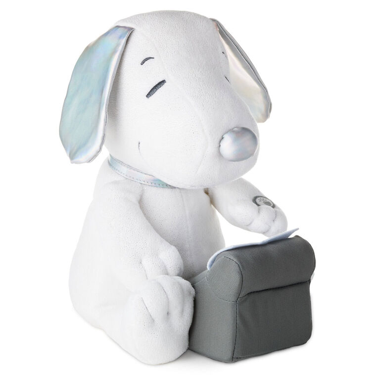 Hallmark Peanuts® 75th Anniversary Snoopy With Typewriter Musical Plush With Motion 10"