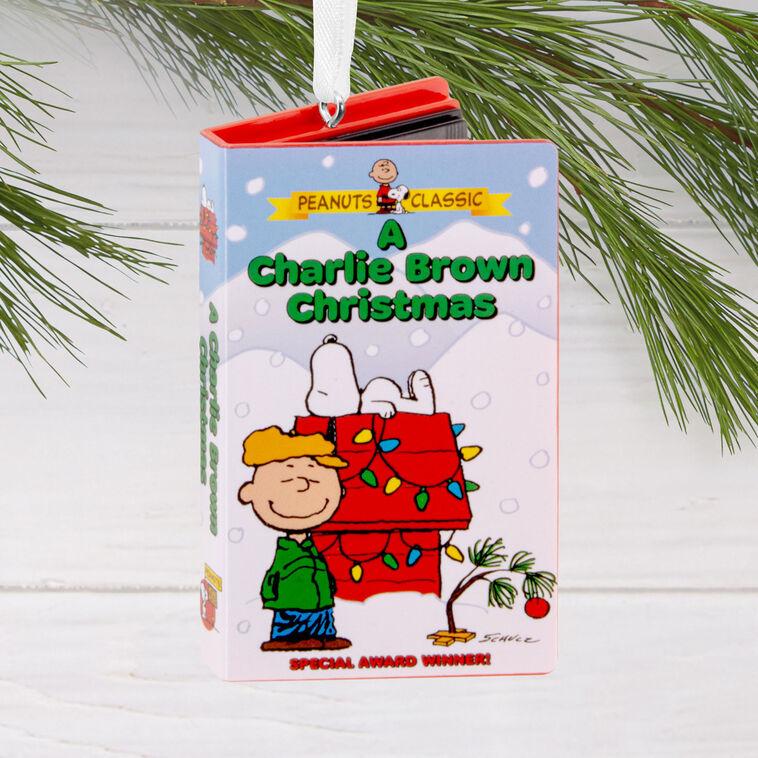 Hallmark Peanuts® A Charlie Brown Christmas Retro Video Cassette Case Hallmark Ornament