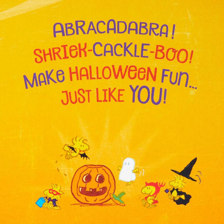 Hallmark Peanuts® Abracadabra Musical Halloween Card With Light