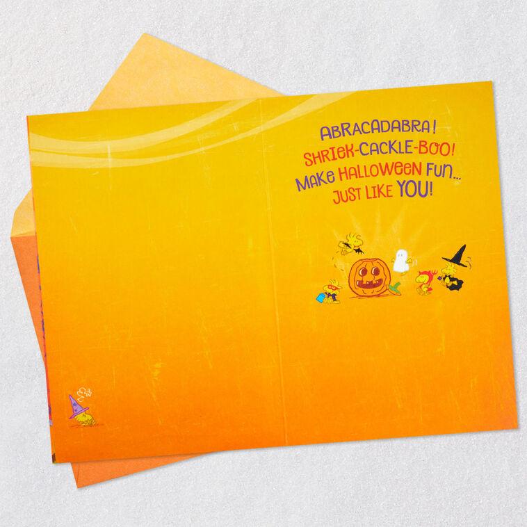 Hallmark Peanuts® Abracadabra Musical Halloween Card With Light