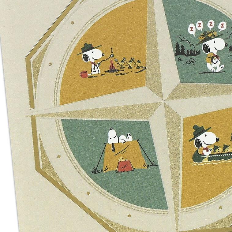 Hallmark Peanuts® Beagle Scouts Compass No One Like You Birthday Card