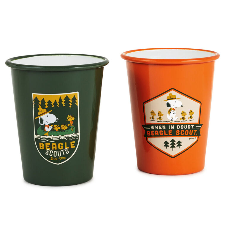 Hallmark Peanuts® Beagle Scouts Drinking Cups Set Of 4