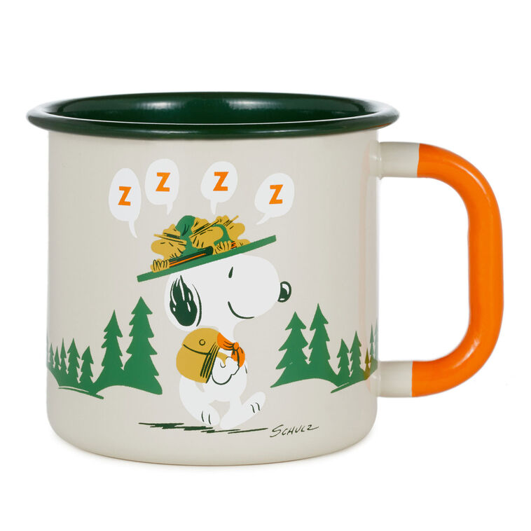 hallmark Peanuts® Beagle Scouts Morning Roll Call Mug 19 oz