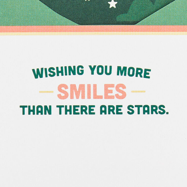 Hallmark Peanuts® Beagle Scouts Smiles And Stars Musical 3D Pop-Up Birthday Card With Light