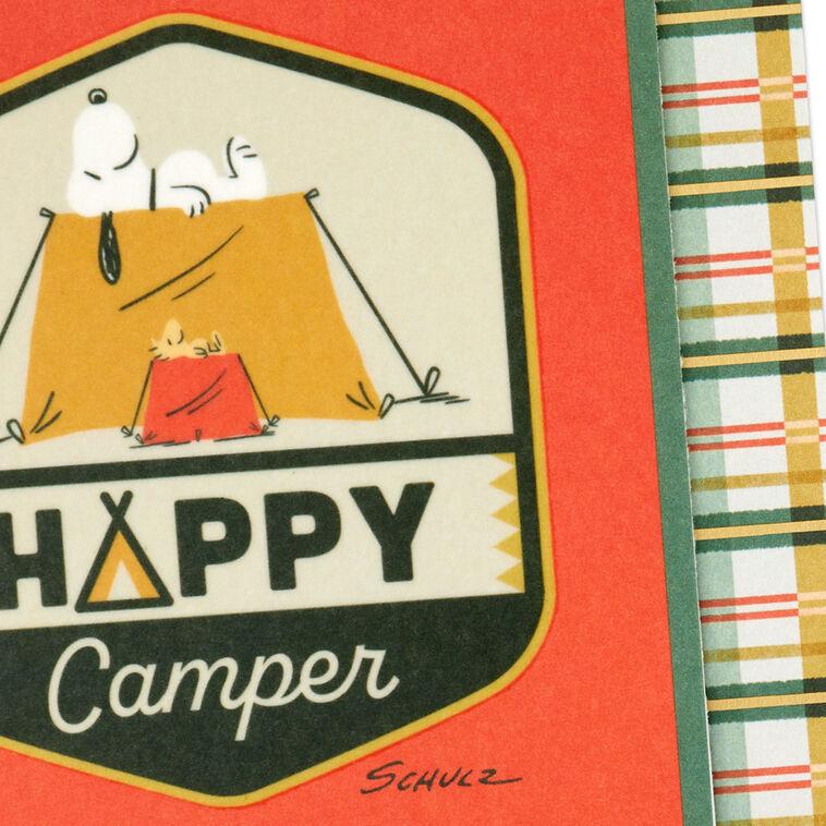Hallmark Peanuts® Beagle Scouts Snoopy Happy Camper Birthday Card
