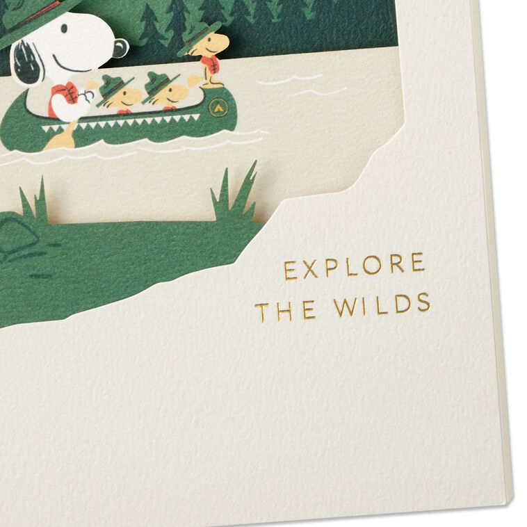 Hallmark Peanuts® Beagle Scouts Thrills And Adventure Card