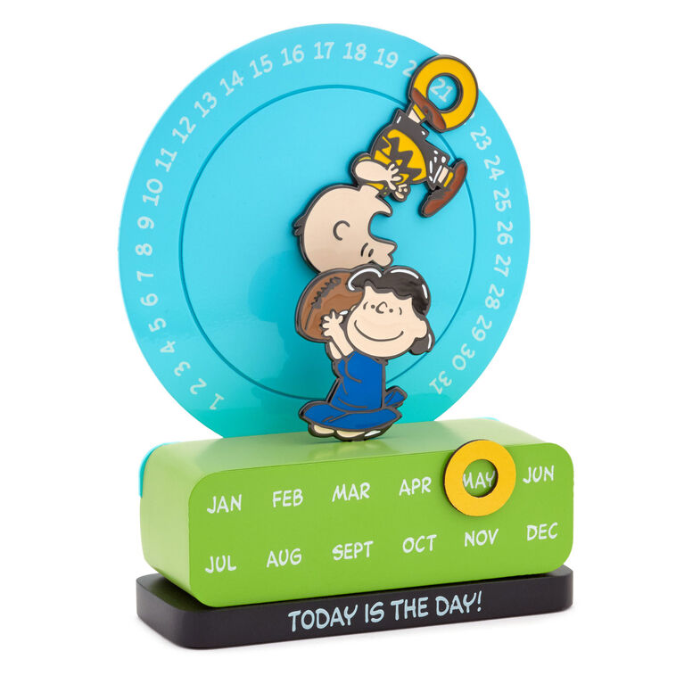 Hallmark Peanuts® Charlie Brown And Lucy Magnetic Perpetual Calendar