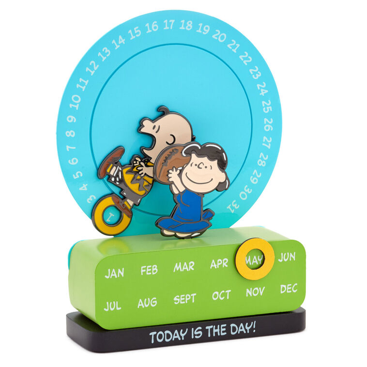 hallmark Peanuts® Charlie Brown and Lucy Magnetic Perpetual Calendar
