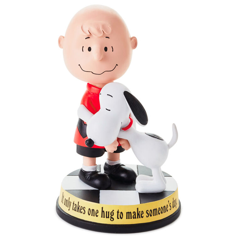 hallmark Peanuts® Charlie Brown and Snoopy One Hug Figurine 5.5"