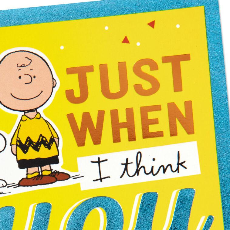 Hallmark Peanuts® Charlie Brown And Snoopy So Very You Thank You Card