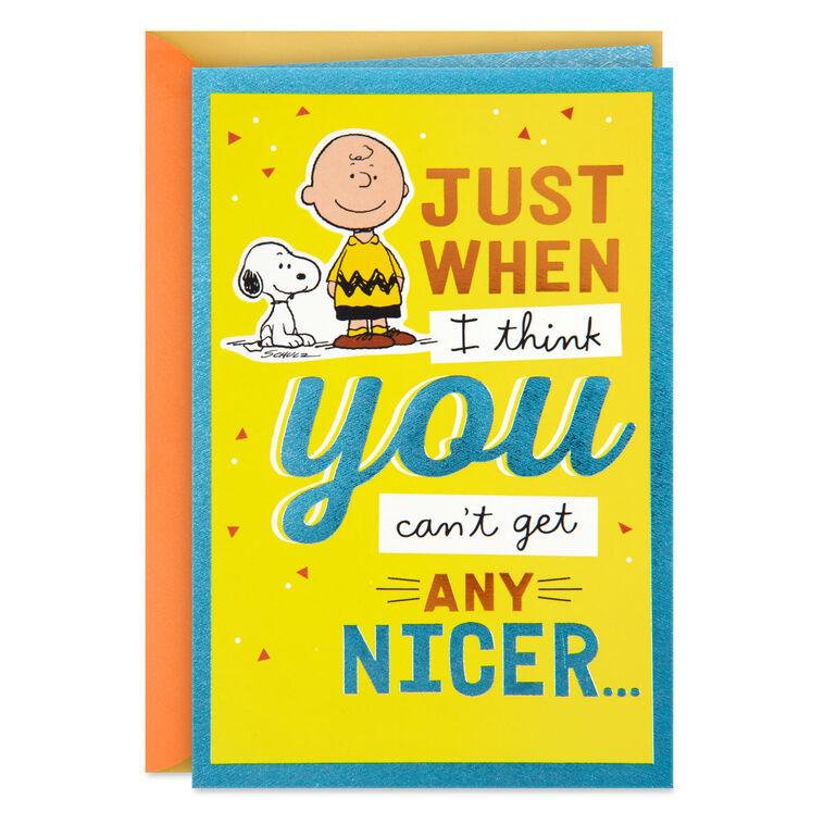 hallmark Peanuts® Charlie Brown and Snoopy So Very You Thank You Card