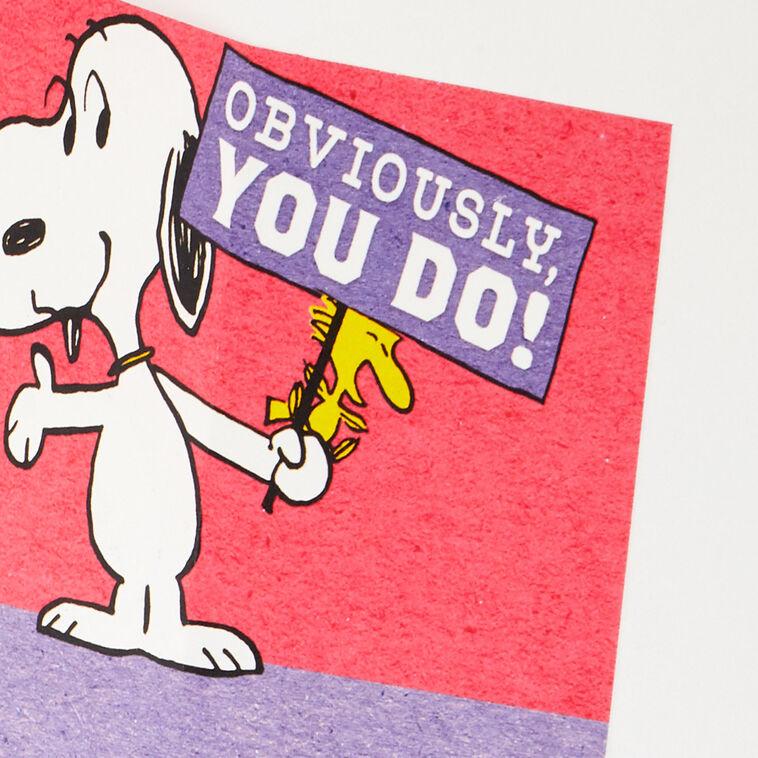 Hallmark Peanuts® Charlie Brown Wonderful You Funny Birthday Card With Mini Cards