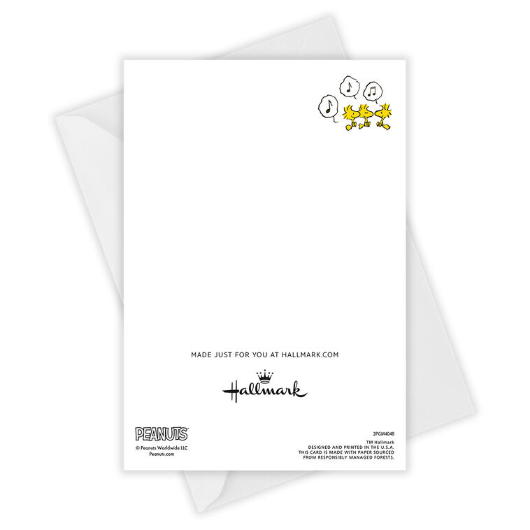 Hallmark Peanuts® Cute Snoopy Party Custom Birthday Card