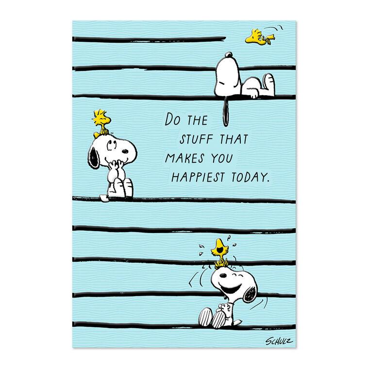 hallmark Peanuts® Do What Makes You Happy Snoopy Birthday Card