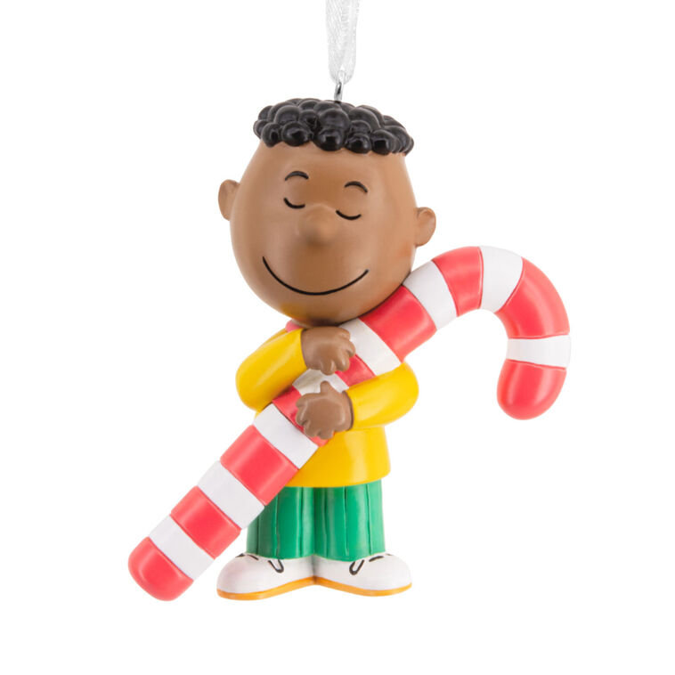 hallmark Peanuts® Franklin With Candy Cane Hallmark Ornament