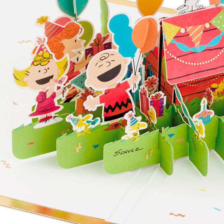 Hallmark Peanuts® Gang Celebrating You 3D Pop-Up Birthday Card