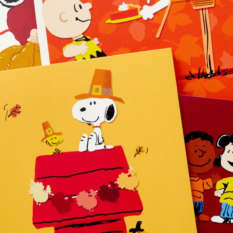 Hallmark Peanuts® Good Wishes Boxed Thanksgiving Cards Assortment Pack Of 16