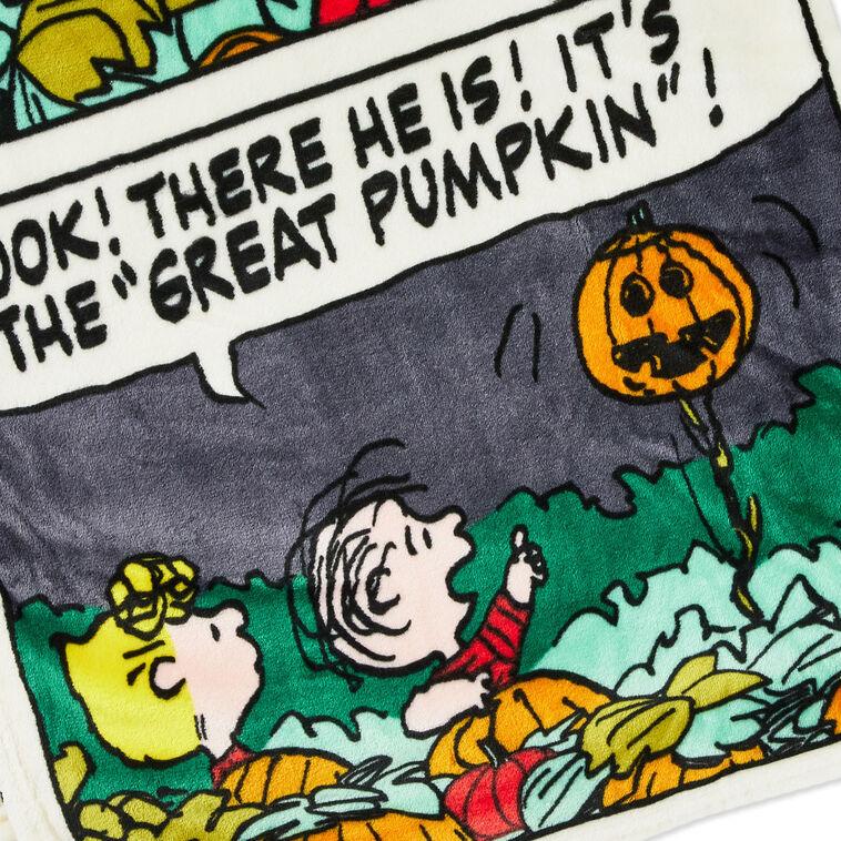 Hallmark Peanuts® Great Pumpkin Comic Strip Throw Blanket 60x50