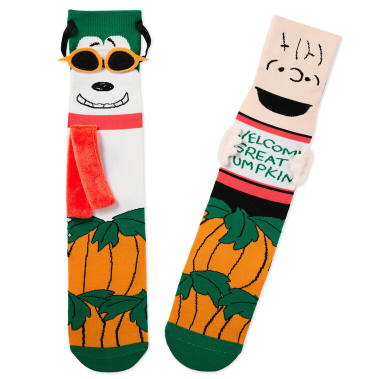 hallmark Peanuts® Great Pumpkin Linus and Flying Ace Novelty Socks