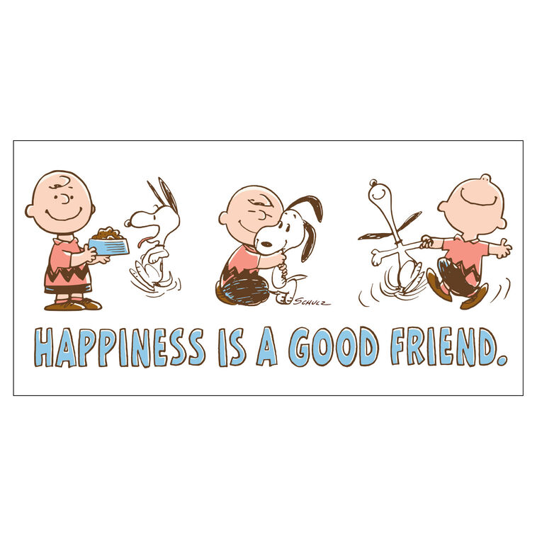 Hallmark Peanuts® Happiness Is A Good Friend Collectible Drinking Glass 13.5 Oz