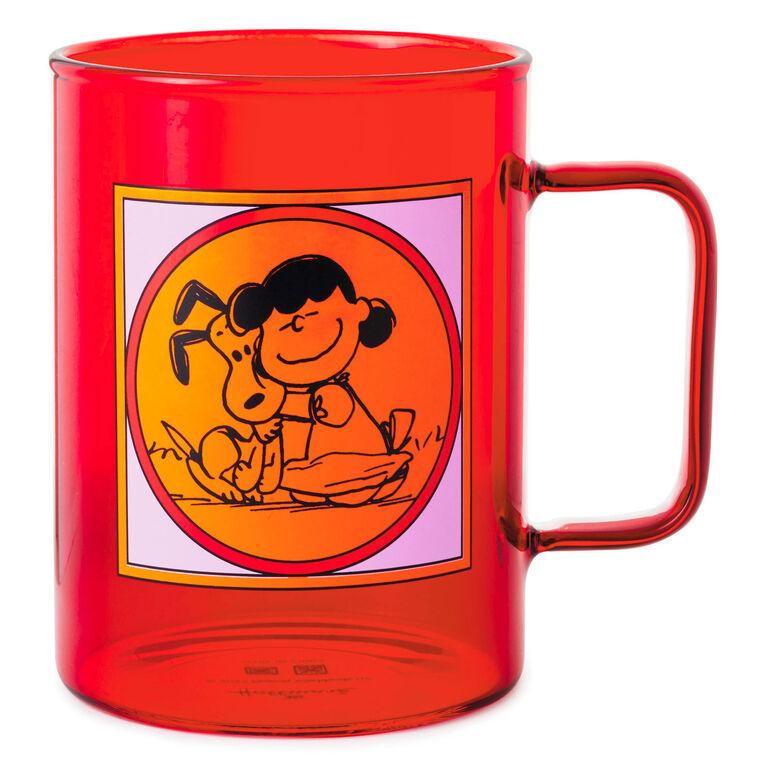 hallmark Peanuts® Happiness Is a Warm Puppy Glass Mug 20 oz