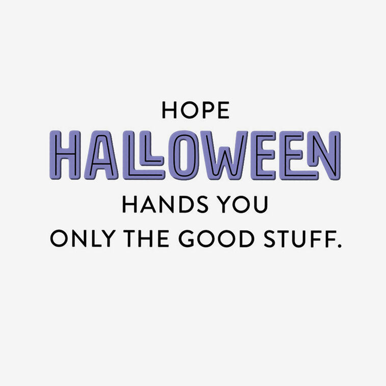 Hallmark Peanuts® I Got A Rock Funny Halloween Card