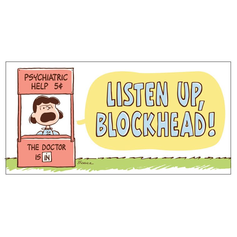 Hallmark Peanuts® Lucy The Doctor Is In Collectible Drinking Glass 13.5 Oz