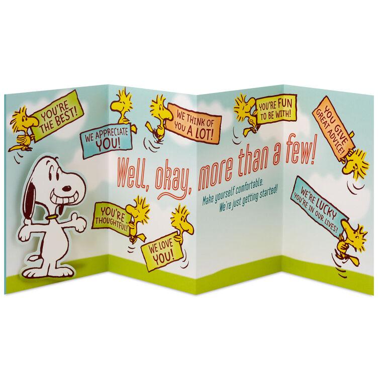 Hallmark Peanuts® More Than A Few Great Things About You Pop-Up Birthday Card For Grandpa