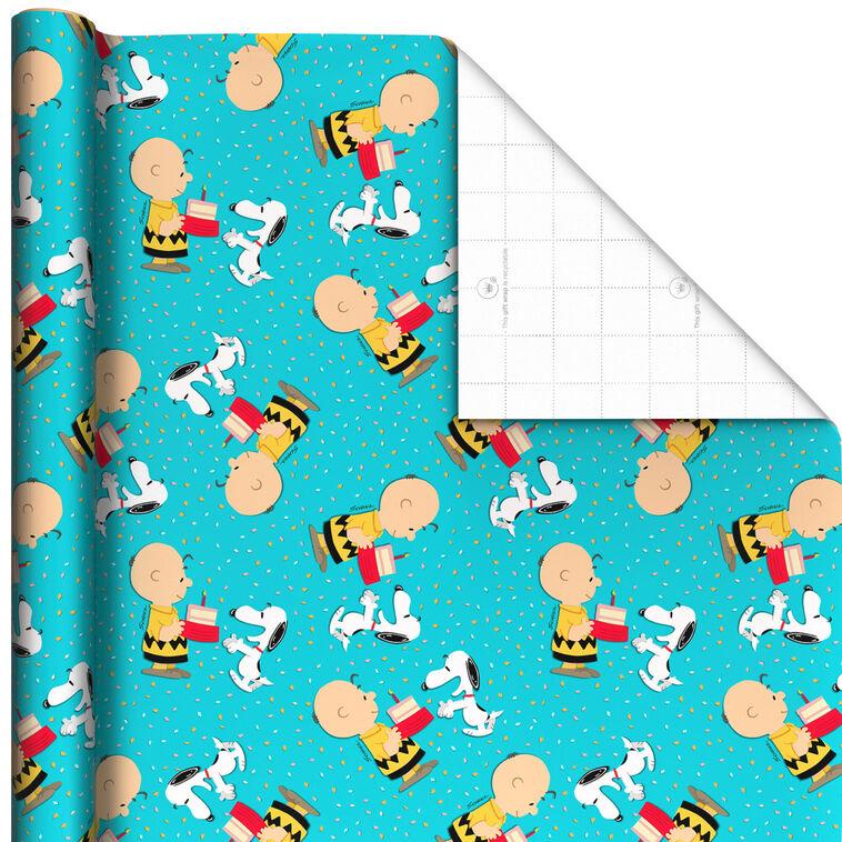 Hallmark Peanuts® Party Fun 3-Pack Assorted Wrapping Paper Roll Bundle 60 Sq. Ft. Total