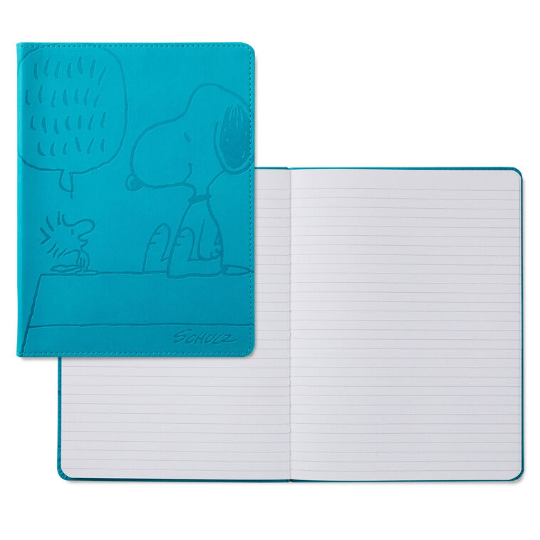 Hallmark Peanuts® Snoopy And Woodstock Faux Leather Notebook