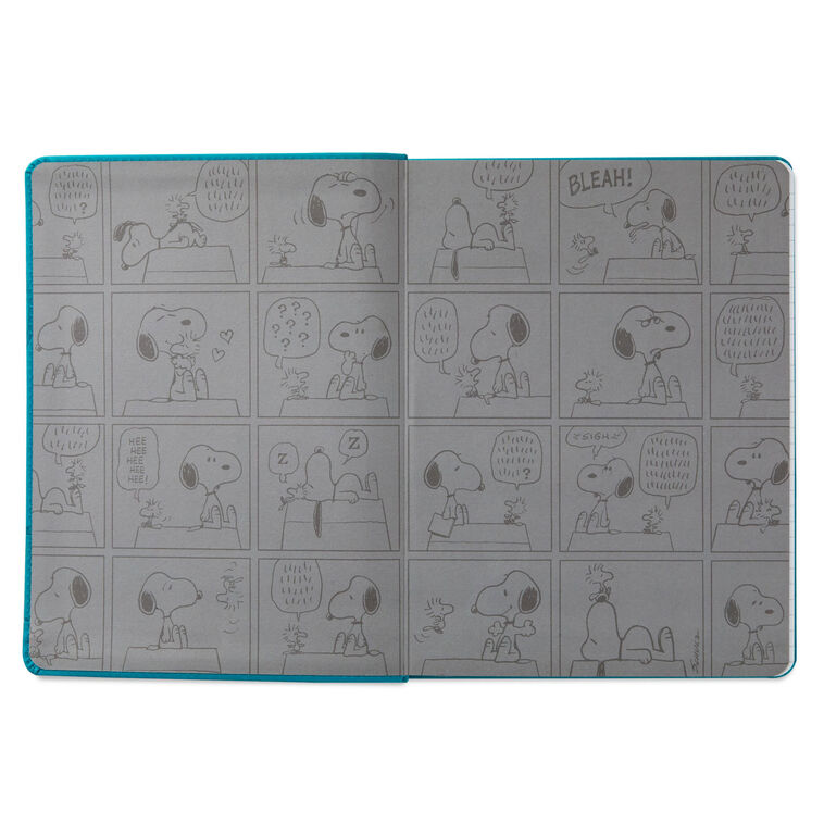 Hallmark Peanuts® Snoopy And Woodstock Faux Leather Notebook