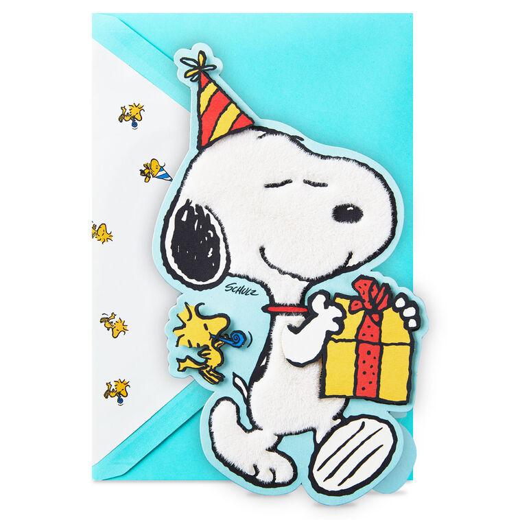 hallmark Peanuts® Snoopy and Woodstock Happiness Is Celebrating You Birthday Card