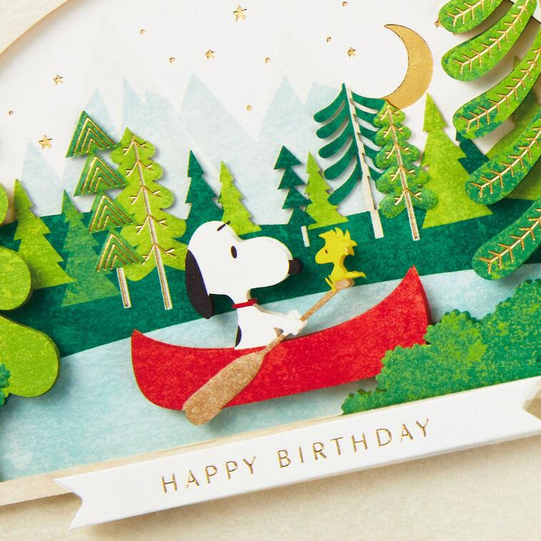 Hallmark Peanuts® Snoopy And Woodstock Happy All Day Through Birthday Card
