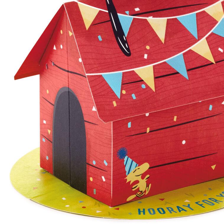 Hallmark Peanuts® Snoopy And Woodstock Hooray 3D Pop-Up Card