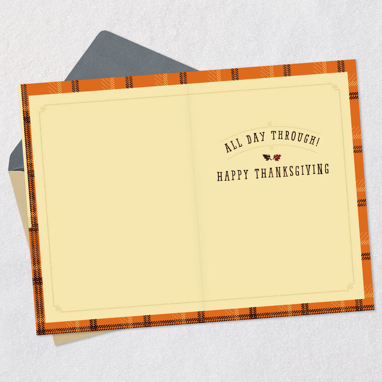 Hallmark Peanuts® Snoopy And Woodstock Hugs To You Thanksgiving Card
