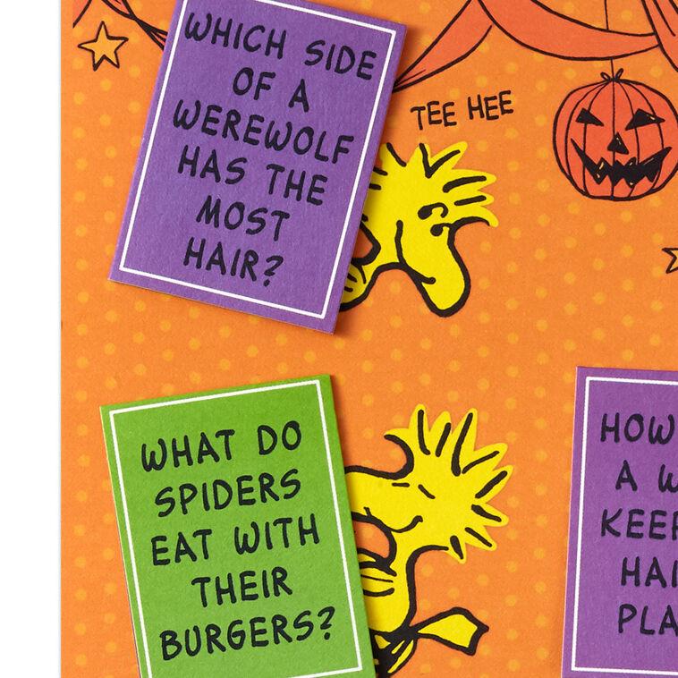 Hallmark Peanuts® Snoopy And Woodstock Love And Jokes Funny Pop-Up Halloween Card