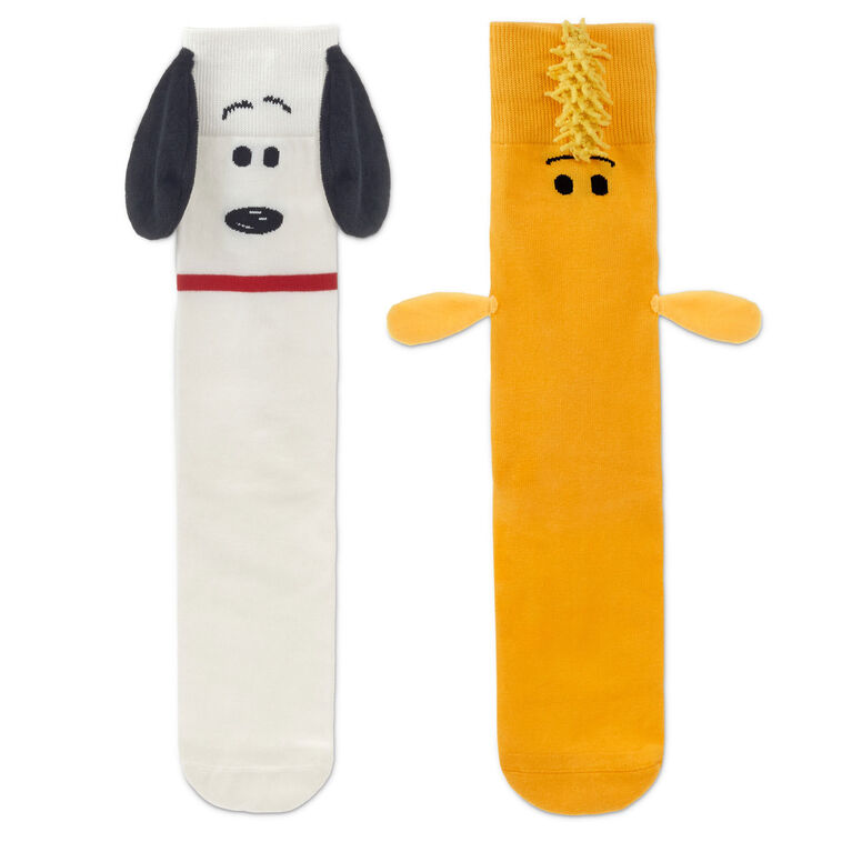 hallmark Peanuts® Snoopy and Woodstock Mismatched Novelty Socks